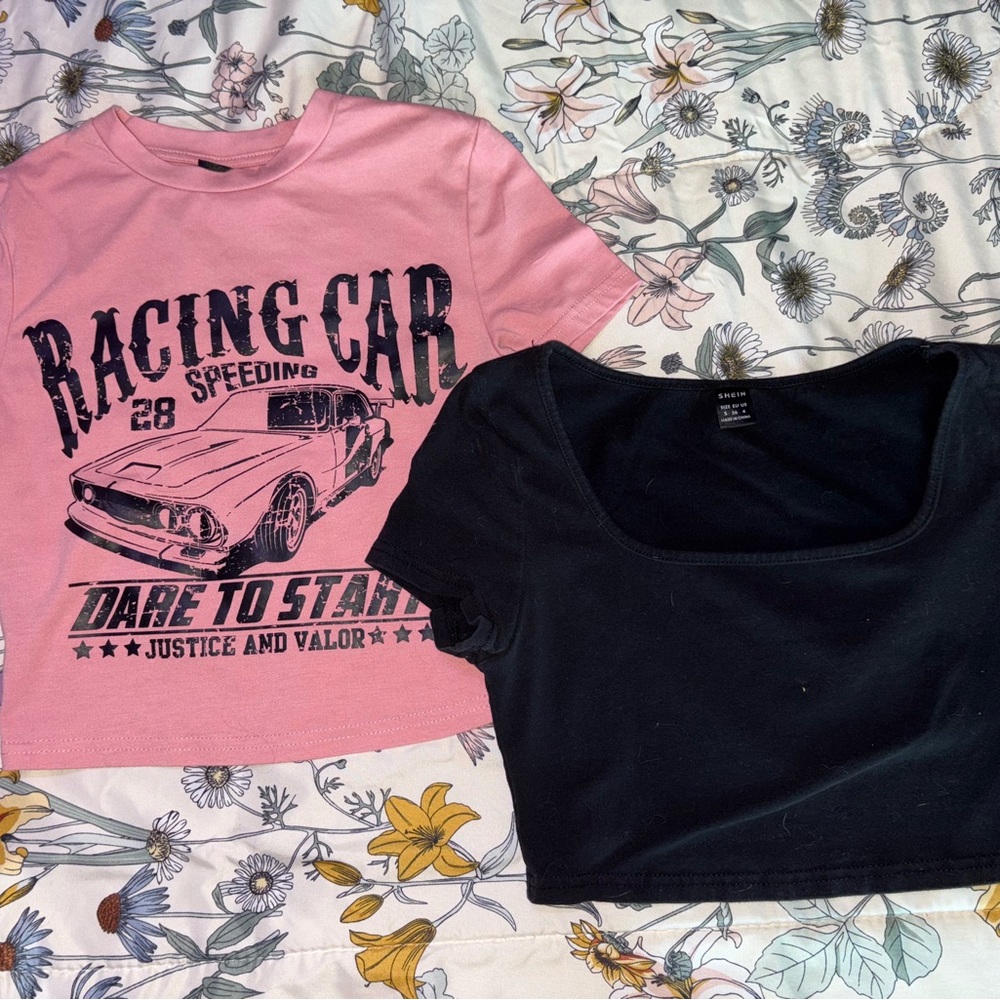 Pink or Black crop